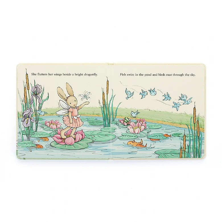inside page of lottie fairy bunny book