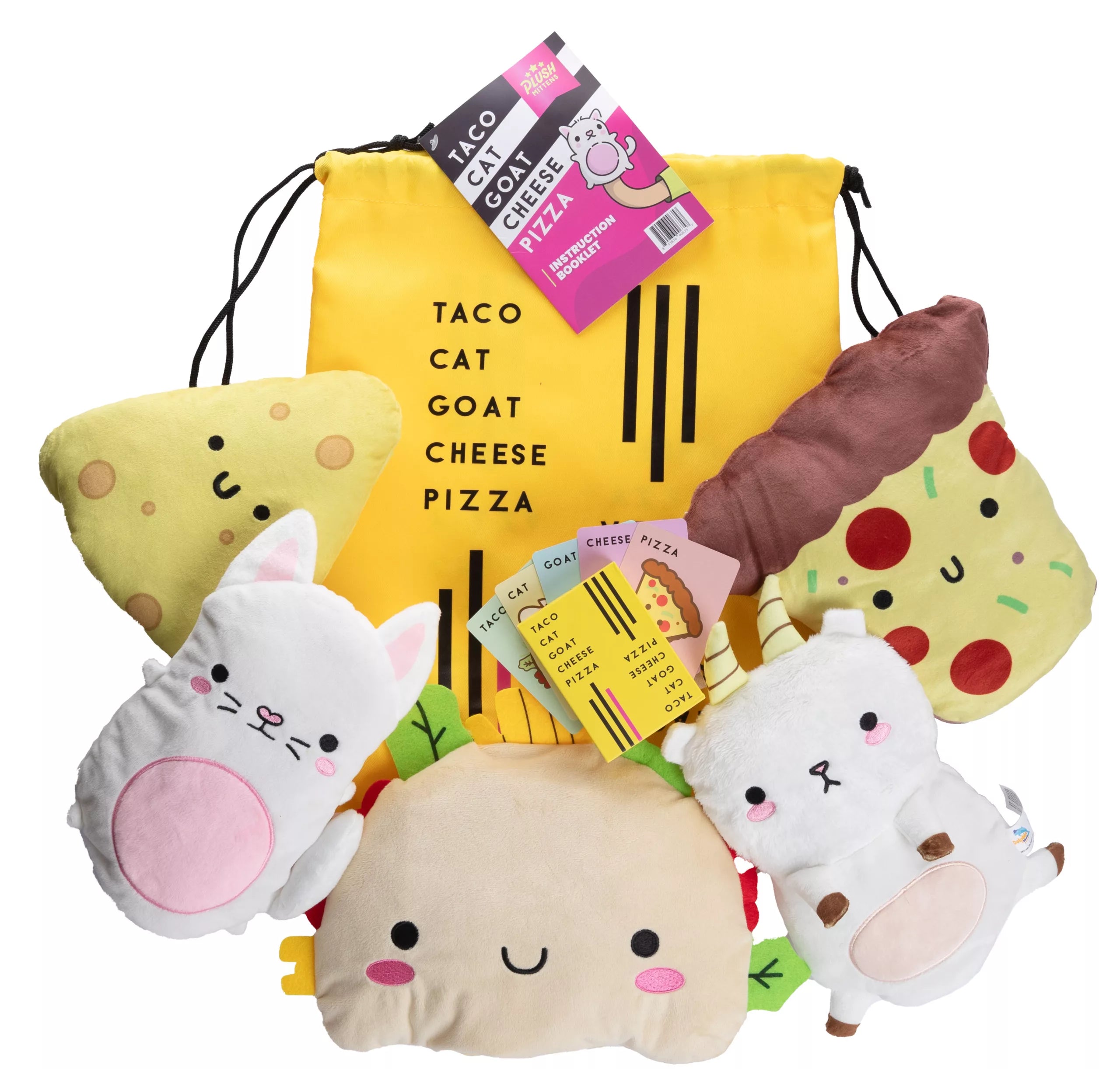 Taco Cat Goat Cheese Pizza Plush Mitten Set | Taco Cat Games
