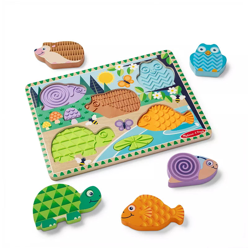 Forest Friends Touch & Feel Puzzle  | Melissa & Doug