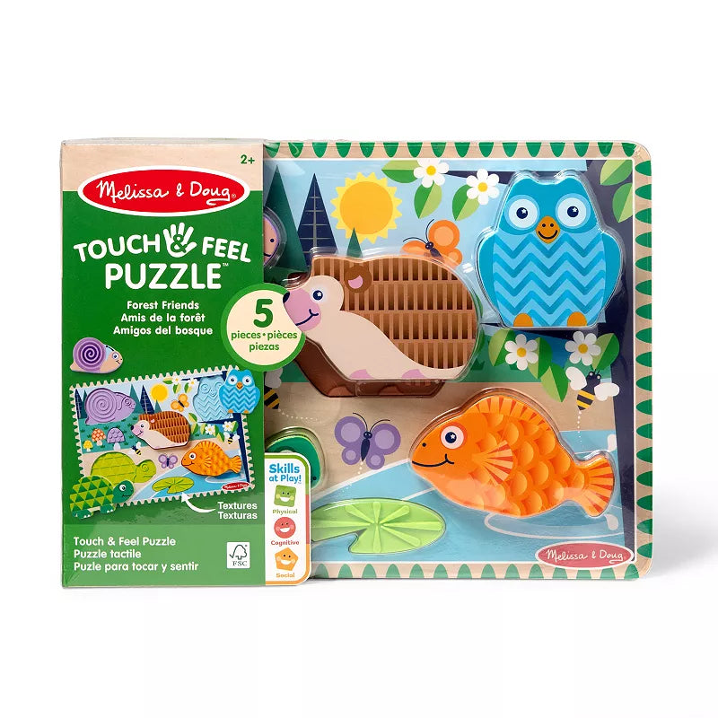 Forest Friends Touch & Feel Puzzle  | Melissa & Doug