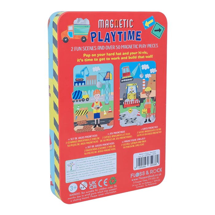 Construction Magnetic Playtime | Floss & Rock