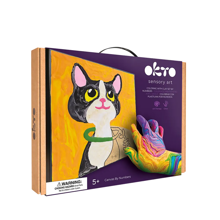 Paint by Numbers "Cat" | Okto Sensory Art
