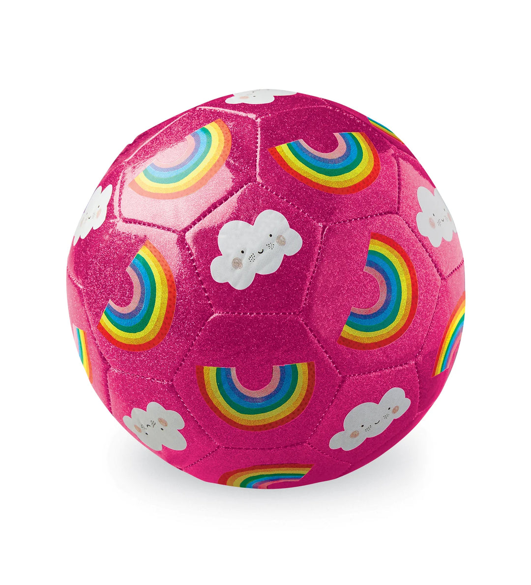 Size 3 Soccer Ball - Glitter Rainbow | Crocodile Creek
