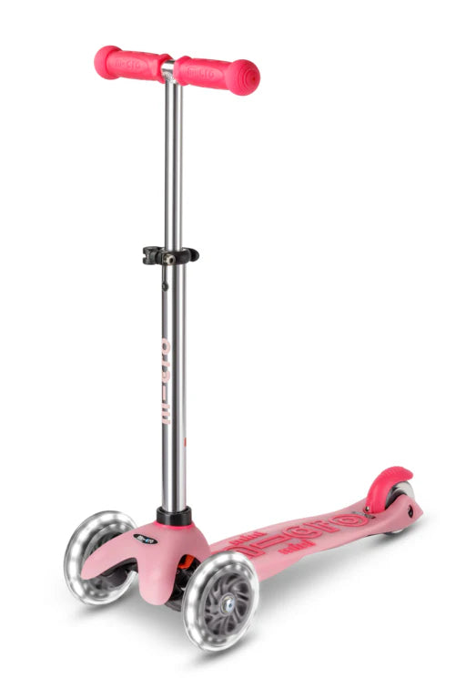 Micro Mini Glow Plus LED Scooter - Frosty Pink - LOCAL PICK UP ONLY