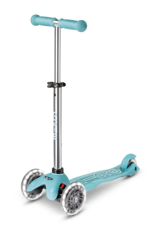 Micro Mini Glow Plus LED Scooter - Glacier Aqua - LOCAL PICK UP ONLY