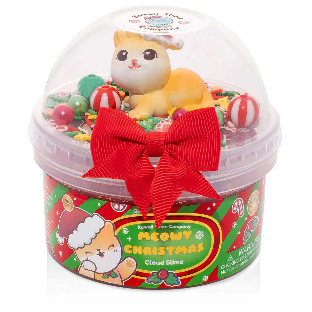 Meowy Christmas Cloud Slime | Kawaii Slime Company