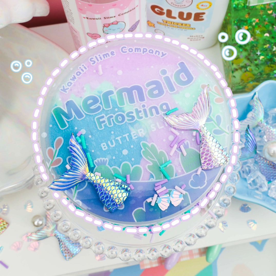 Mermaid Frosting Butter Slime | Kawaii Slime Company