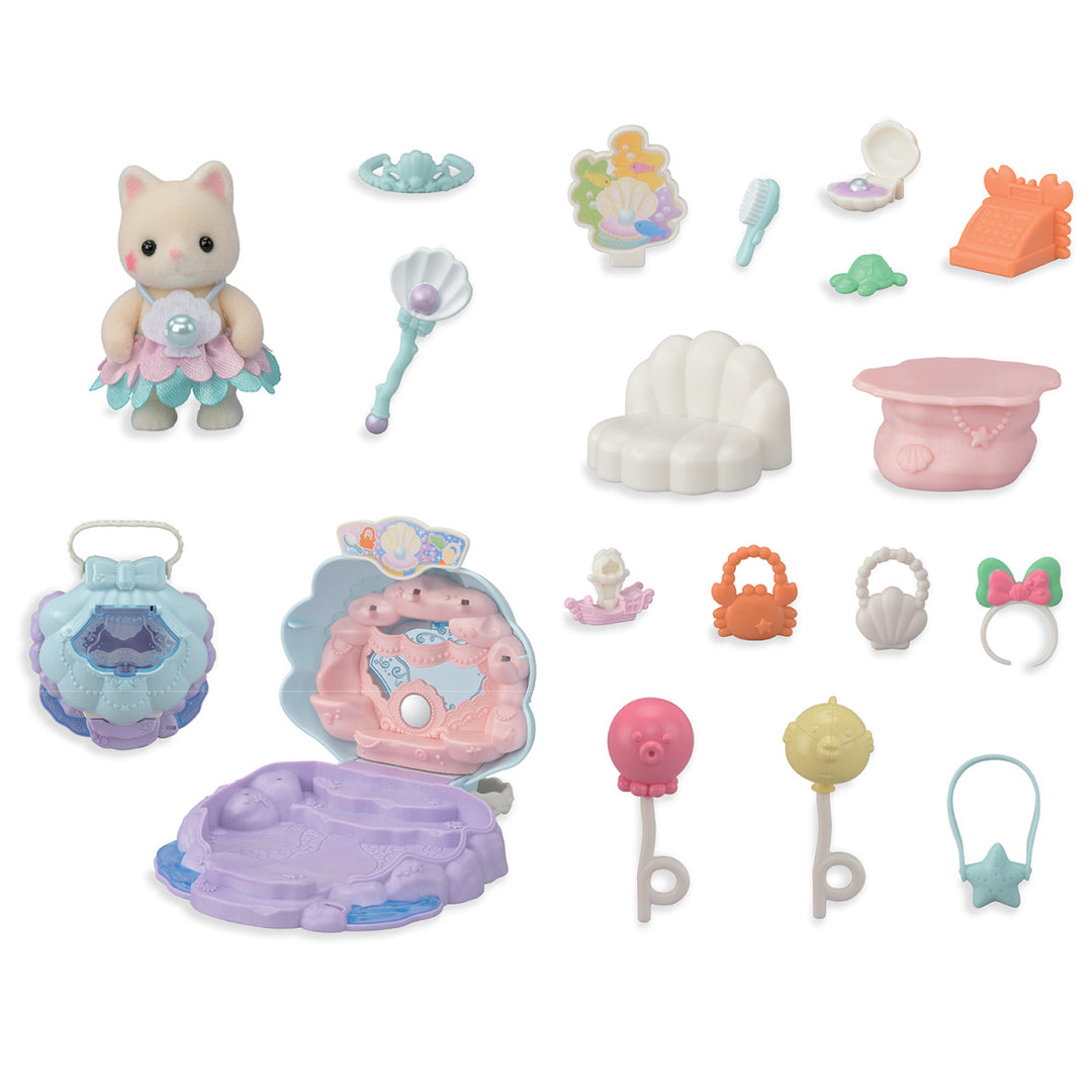 included contents in baby mermaid shop