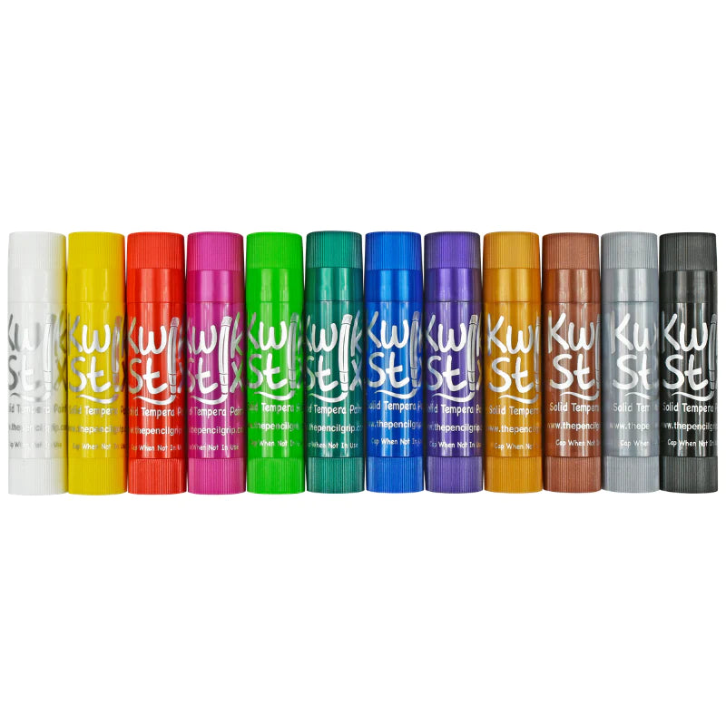 front view of kwik stix lined up