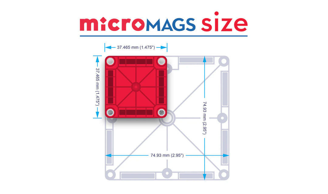 microMAGS 62-Piece Combo Set | Magna-Tiles - LOCAL PICK UP ONLY
