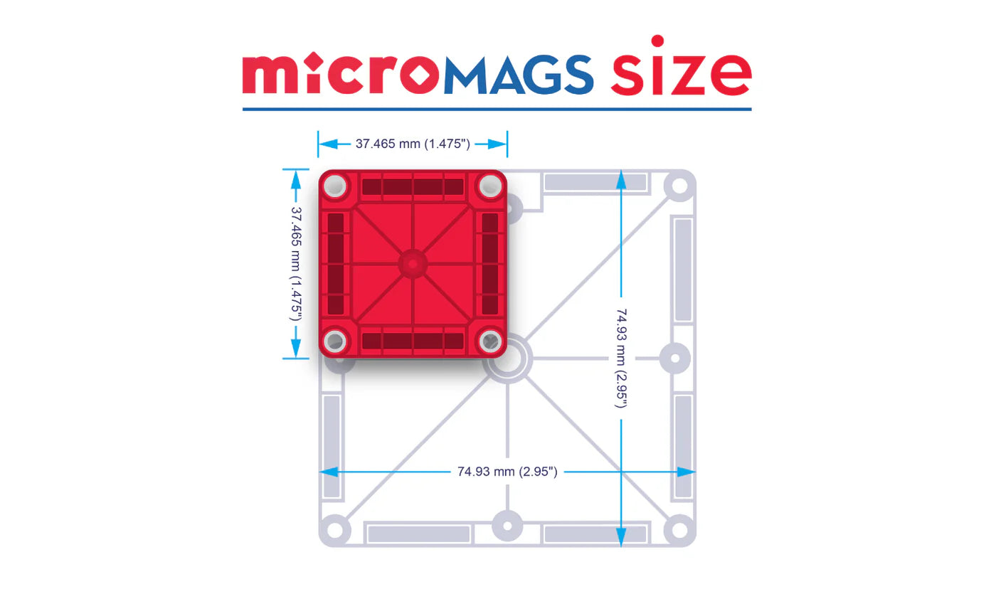 microMAGS 62-Piece Combo Set | Magna-Tiles - LOCAL PICK UP ONLY