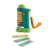microscope and included contents
