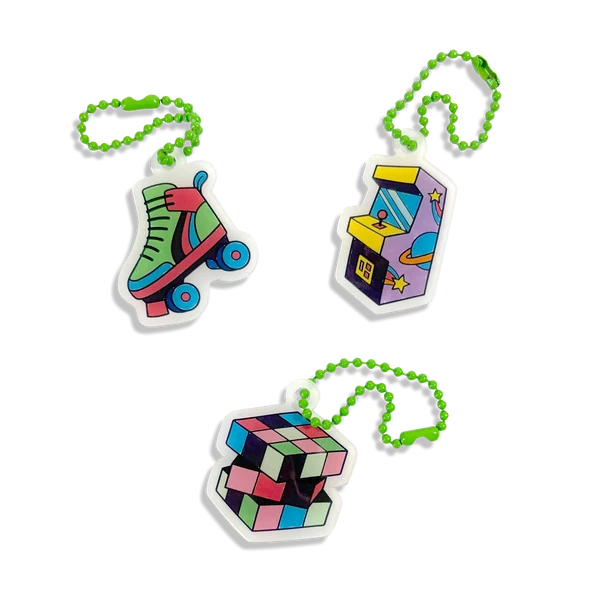 Shrink-Its! Mini DIY Shrink Art Kit - Rad Times - 5 Charms | OOLY