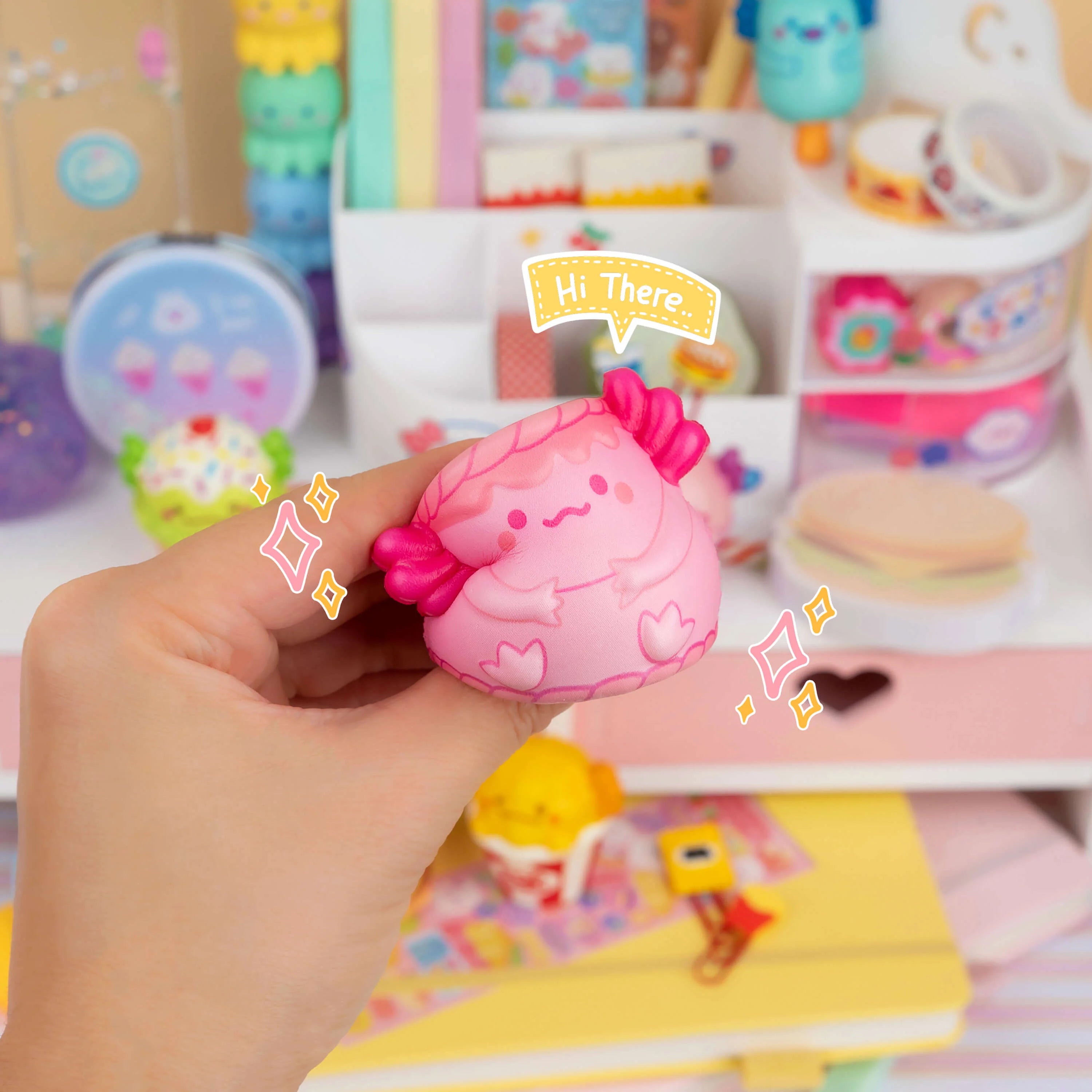 Snaxolotl Mini Squishy Toy | Kawaii Slime Company