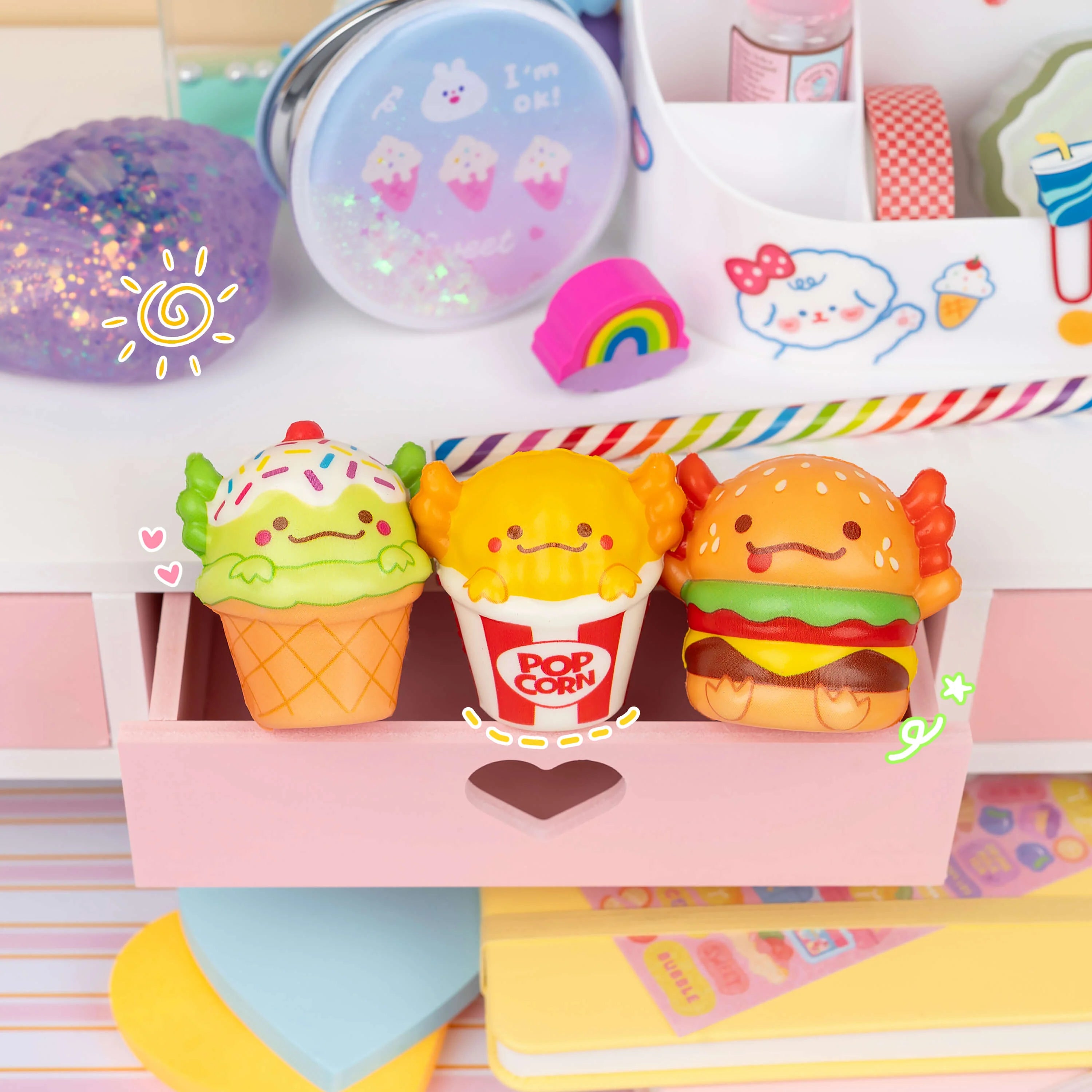 Snaxolotl Mini Squishy Toy | Kawaii Slime Company