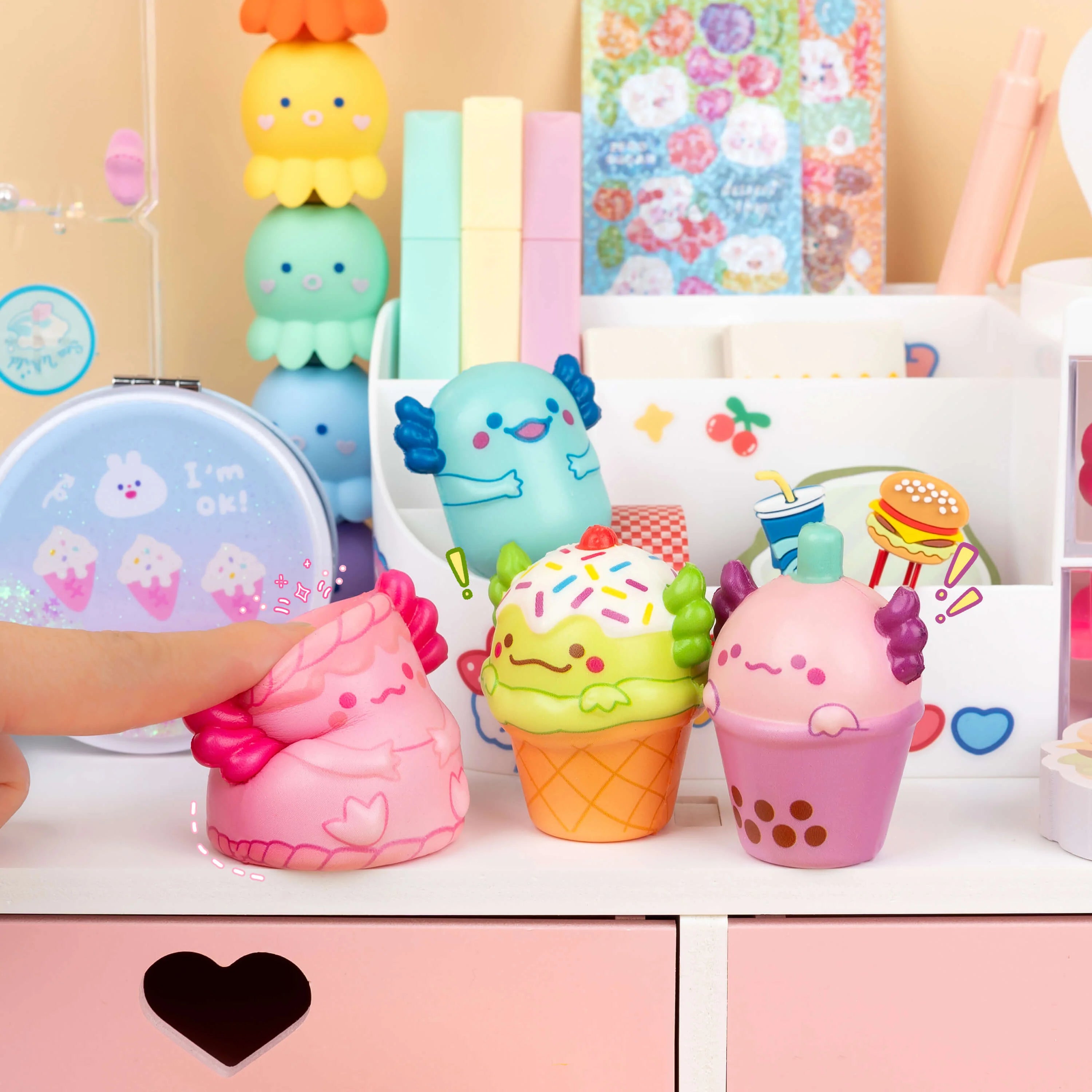 Snaxolotl Mini Squishy Toy | Kawaii Slime Company