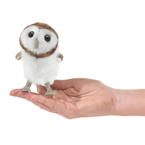 Mini Barn Owl Finger Puppet | Folkmanis