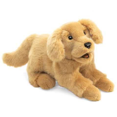 Golden Retriever Puppy Hand Puppet | Folkmanis