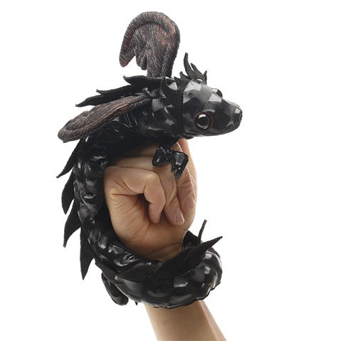 Dragon Wristlet, Midnight | Folkmanis