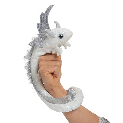 Dragon Wristlet, Pearl | Folkmanis
