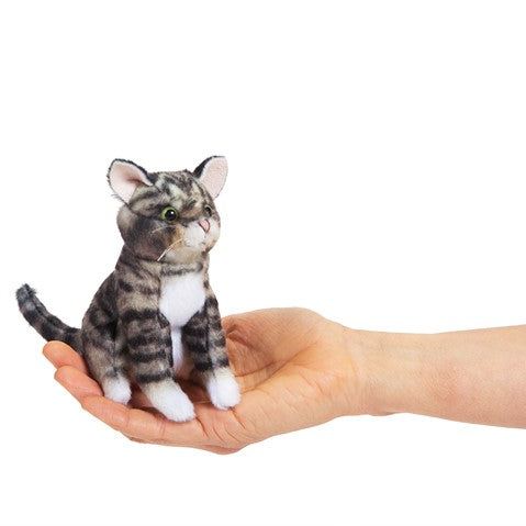Mini Gray Tabby Cat | Folkmanis