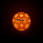 orange moonshine lit up