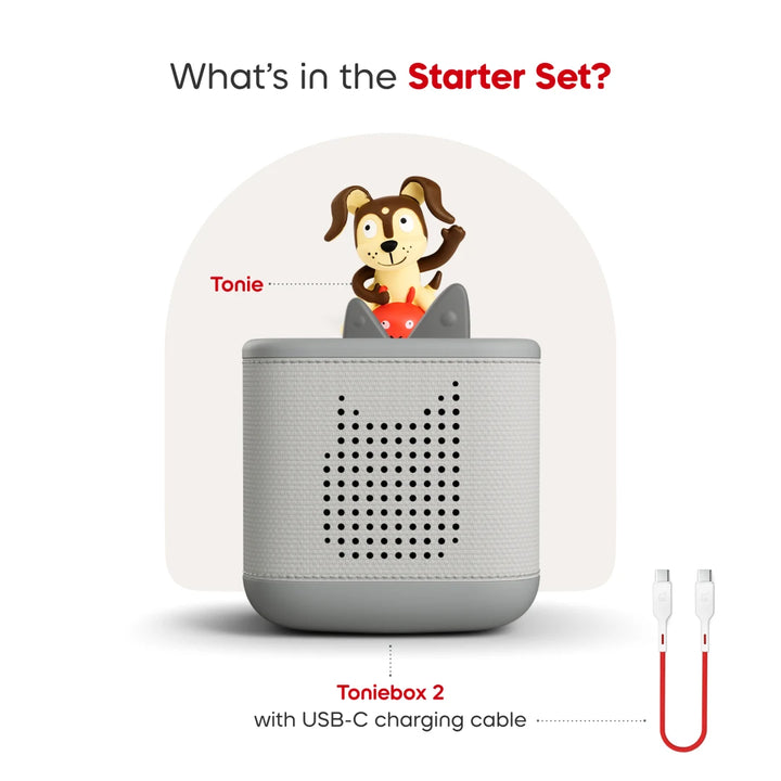 Toniebox 2 Starter Set: Moon Gray | Tonies