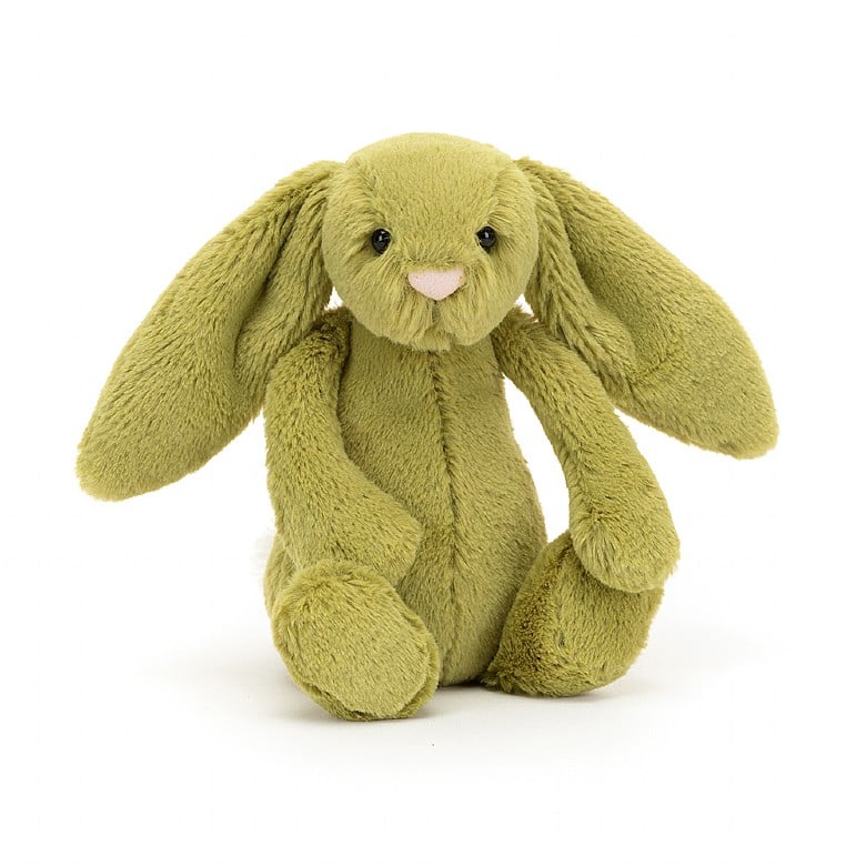 front view of moss bunny