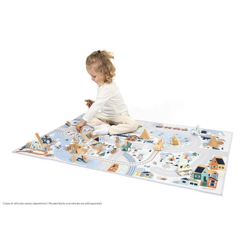 Play Mat with Circuit -Mountain Valley - Cross Roads | Janod - LOCAL PICK UP ONLY