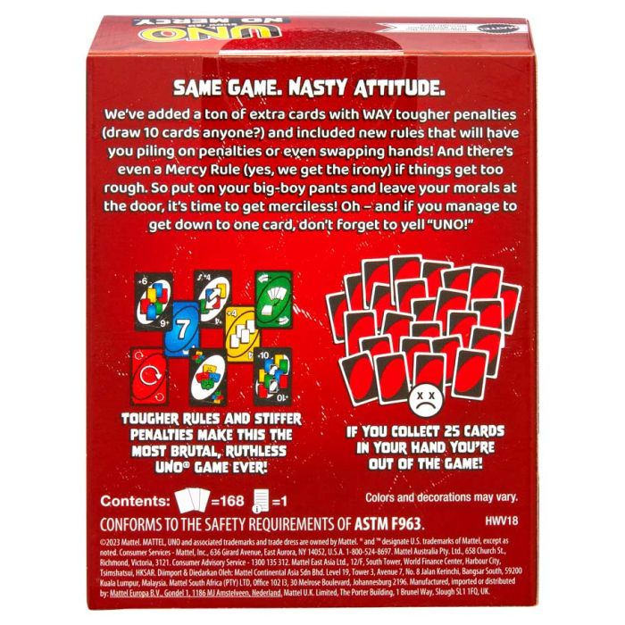 UNO: Show 'Em No Mercy | Mattel