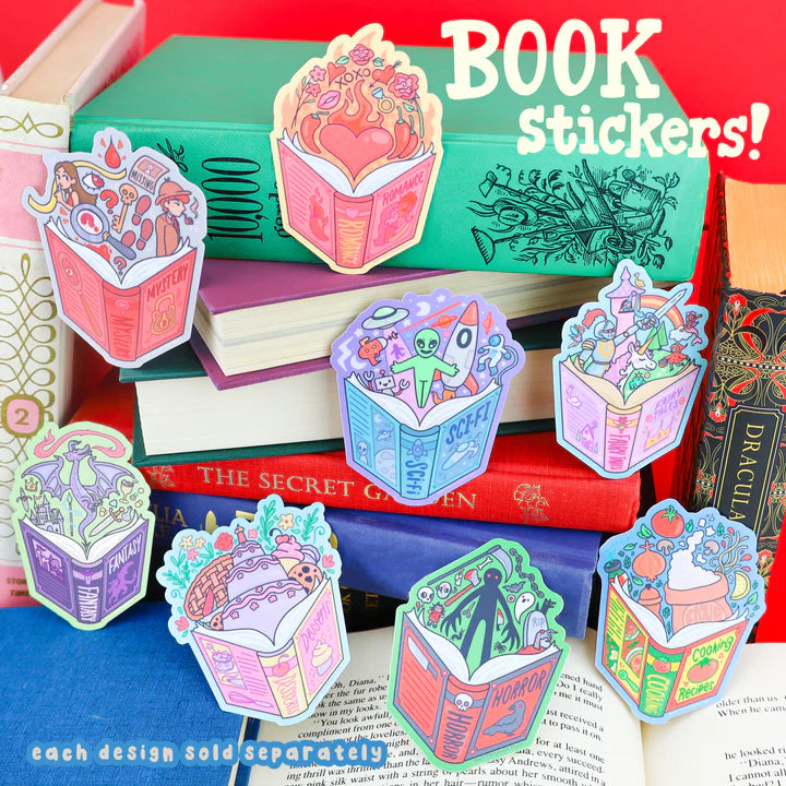 Fantasy Book Club Bookish Vinyl Sticker | Turtle's Soup