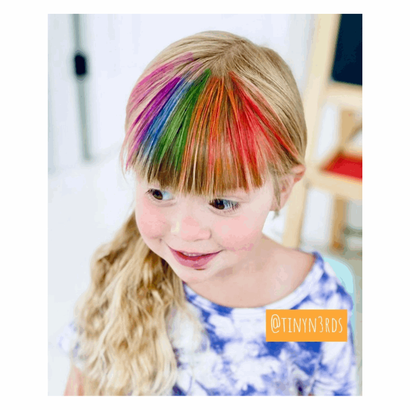 Hair Coloring Chalk, 6 Pack