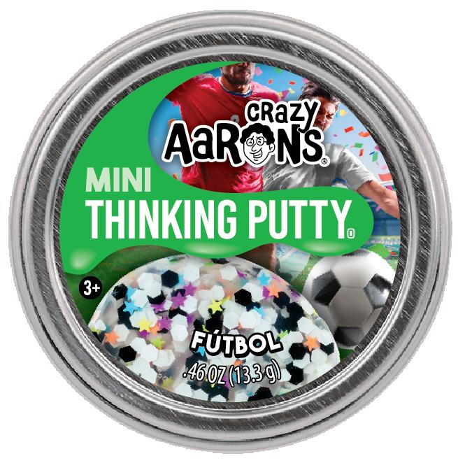 Futbol 2" Thinking Putty Tin | Crazy Aaron's