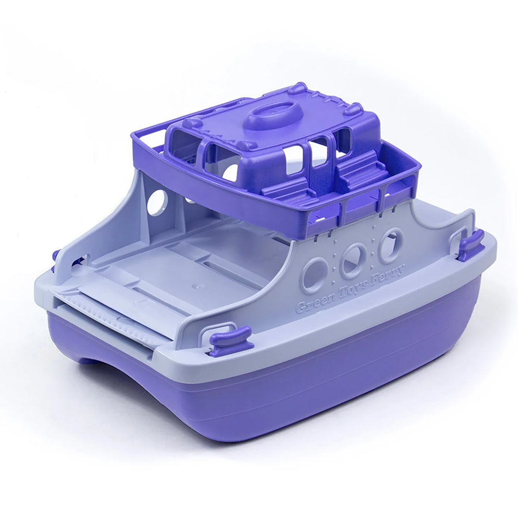 Toy ferry top with cars