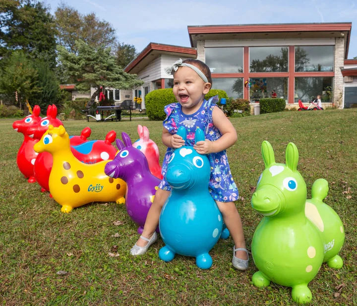 Rody Inflatable Bounce Horse Purple The Curious Bear Toy
