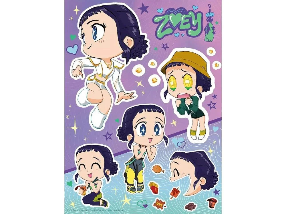 KPop Demon Hunters - Zoey - Ramen Cup 100pc Puzzle | Buffalo Games