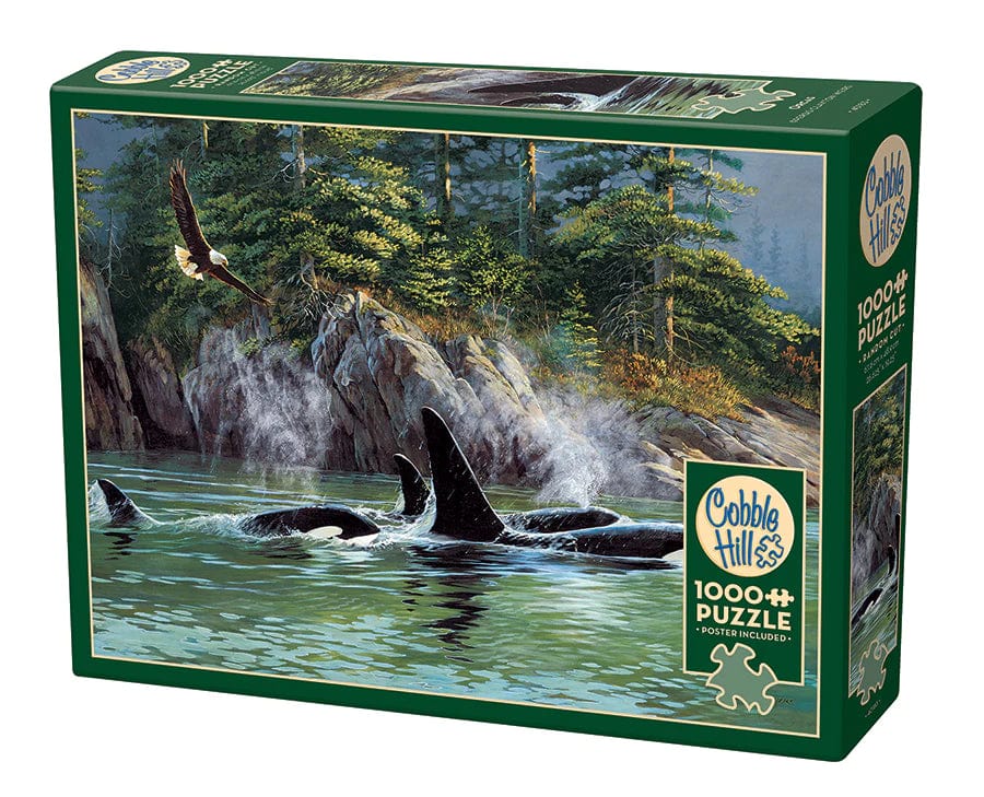 Outset Media Puzzles Orcas | 1000 Piece