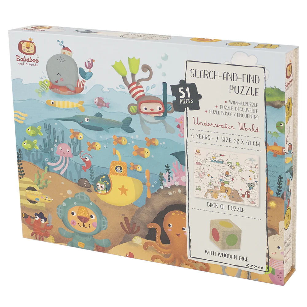 Underwater World Search-and-Find Puzzle | Bababoo and Friends