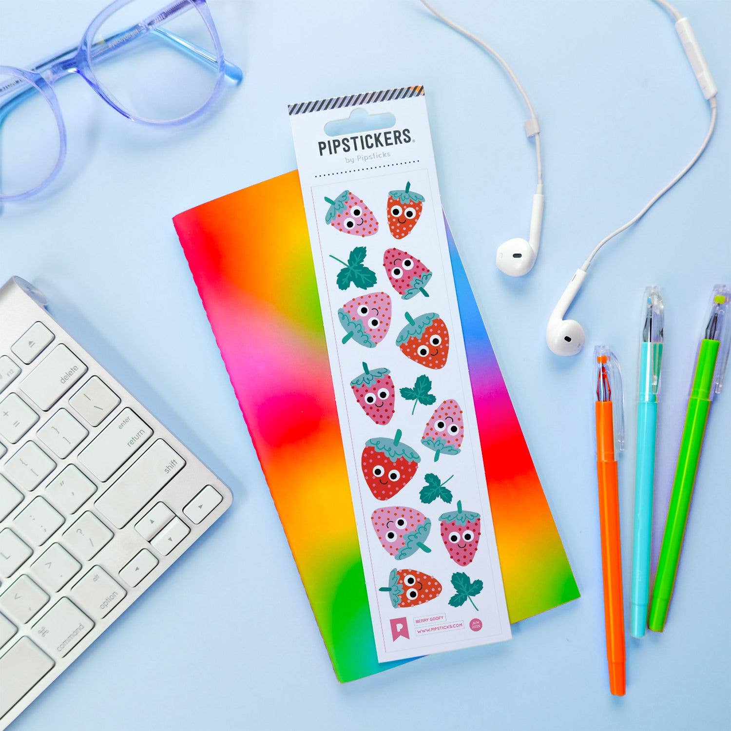 Pipsticks Cards Googly Eyed Berry Goofy