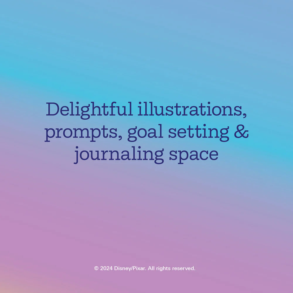 delightful illustrations prompts goal setting and journaling space