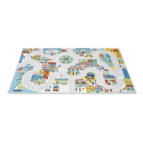 Play Mat with Circuit - Circuit City - Cross Roads | Janod - LOCAL PICK UP ONLY