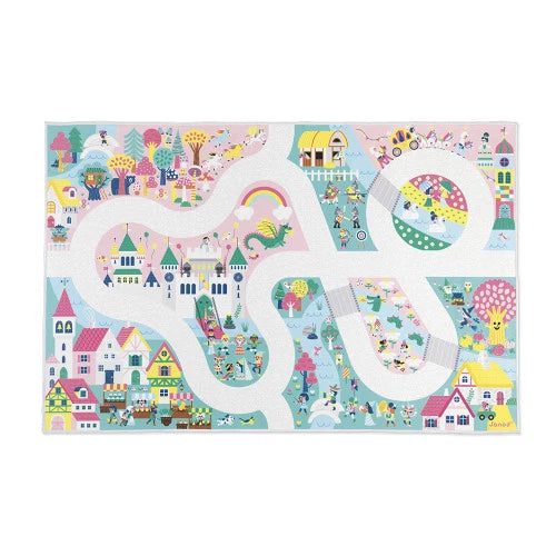 Play Mat with Circuit - Enchanted Kingdom - Cross Roads | Janod - LOCAL PICK UP ONLY