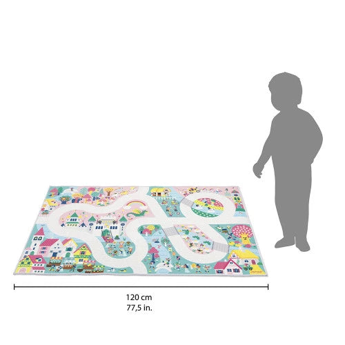 Play Mat with Circuit - Enchanted Kingdom - Cross Roads | Janod - LOCAL PICK UP ONLY
