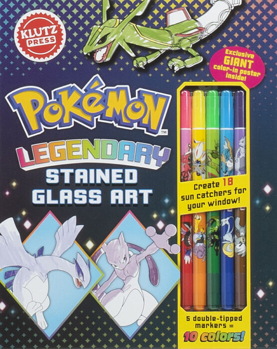 Pokemon Legendary Stained Glass Art | Klutz