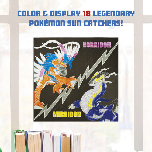 Pokemon Legendary Stained Glass Art | Klutz