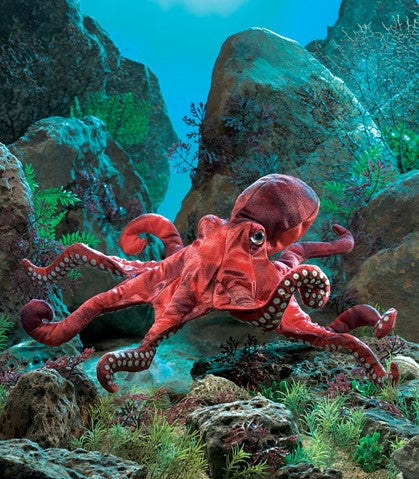 Red Octopus | Folkmanis