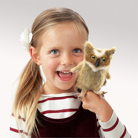Mini Great Horned Owl | Folkmanis