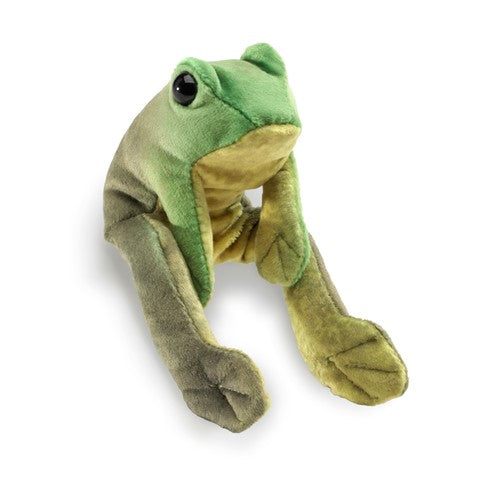 Mini Sitting Frog Finger Puppet | Folkmanis