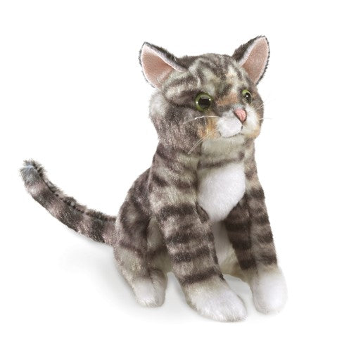 Mini Gray Tabby Cat | Folkmanis