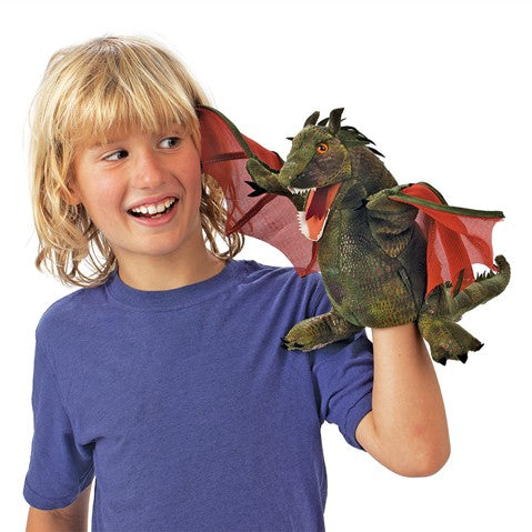 Winged Dragon Hand Puppet | Folkmanis